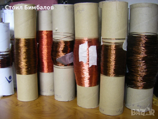 Употребяван бобинажен, намотъчен, емайлиран меден проводник от 0.13мм до 1.37мм - малки количества , снимка 6 - Друга електроника - 47107203