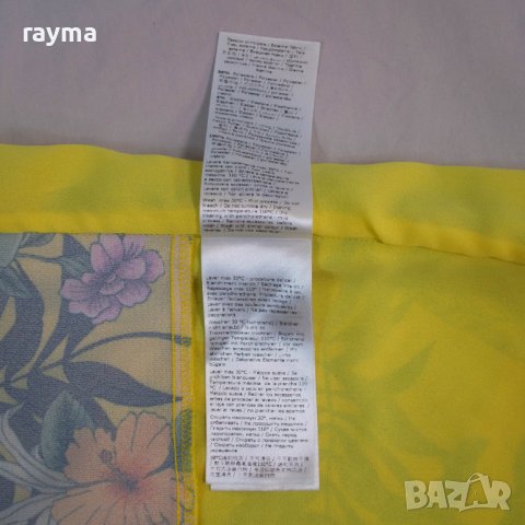 Жълта рокля с щампи на цветя Liu Jo. Винтидж, снимка 9 - Рокли - 44198198