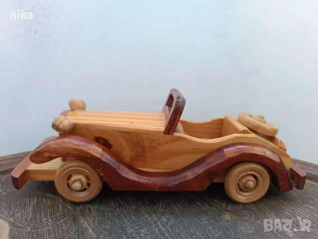 Ретро дървена кола, снимка 2 - Други - 47937906