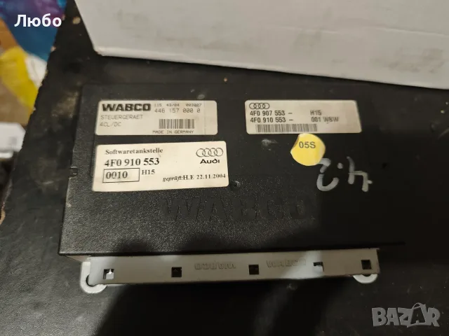 Модул за въздушно окачване 4F0 910 553 A D за Ауди А6 ц6 4ф Audi A6 c6 4f Wabco, снимка 4 - Части - 55952232