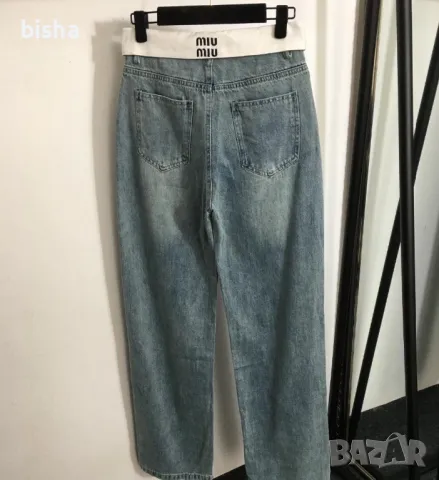 Дънки Miu Miu , снимка 3 - Дънки - 49821350