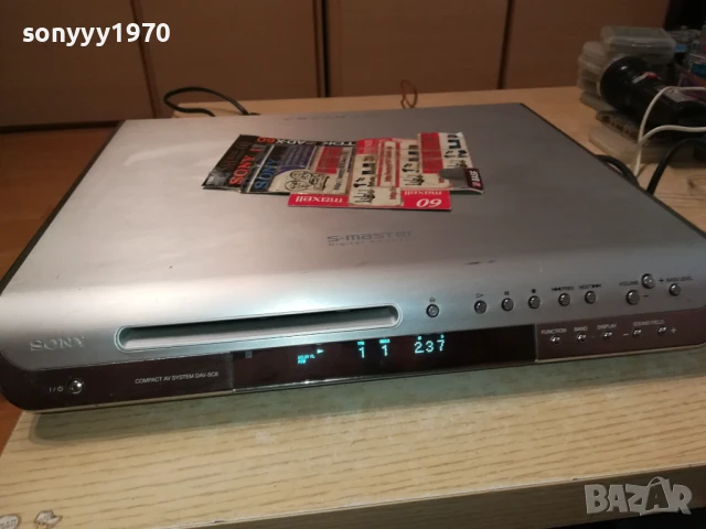 SONY HCD-SC8 CD/DVD RECEIVER S-MASTER ALUMINIUM-ВНОС SWISS 0606251124, снимка 5 - Ресийвъри, усилватели, смесителни пултове - 50571665