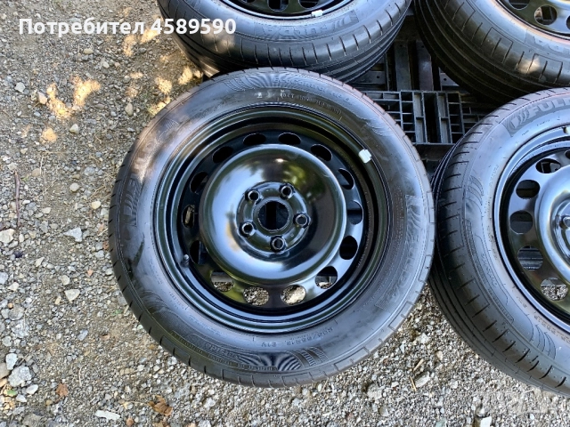 4бр.Оригинални железни джанти 16цола ET50+ НОВИ ГУМИ ДОТ1624 Fulda 205/55/16 за Vw,Audi,Seat,Skoda, снимка 6 - Гуми и джанти - 51808249