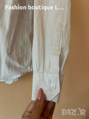 Бяла риза със сребърна крила S размер 🤍, снимка 4 - Ризи - 44326562