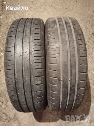 Продавам 2 броя летни гуми 185.65.15 на 1 сезон дот 2020 Контентал 
