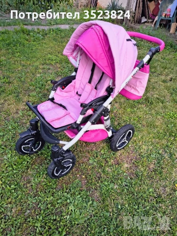 Бебешка количка Nio Vogue, снимка 7 - Детски колички - 50681343