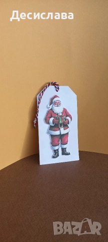 Книгоразделител с 3Д ефект "Дядо Коледа"