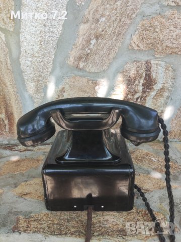 Старинен ретро телефон, снимка 5 - Антикварни и старинни предмети - 41678228