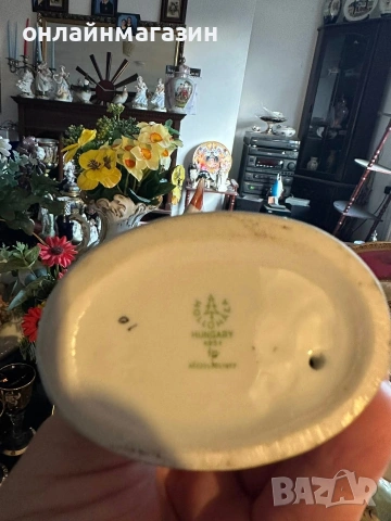 Hollóháza Hungary Circa 1960 “ Гларусът” една великолепна унгарска порцеланова огромна птица , снимка 3 - Антикварни и старинни предмети - 53213035