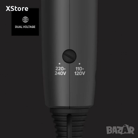 Сешоар за пътуване Studio Glow 1500 – 1400W, сгъваем, двоен волтаж, 2 скорости, снимка 8 - Сешоари - 52595207