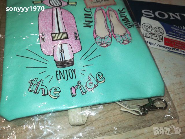 Сувенирна еко кожена чанта тип портмоне с цип 1208231848, снимка 3 - Чанти - 41836825