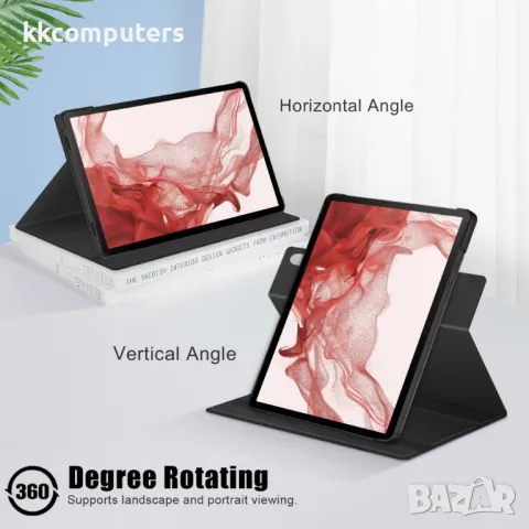 Samsung Galaxy Tab S10 FE Rotary Stand Cover Кожен Калъф и Протектор, снимка 8 - Калъфи, кейсове - 50030623