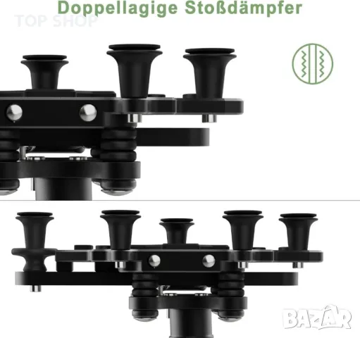 EFEALL Стойка за телефон 4,0-7,0 инча за мотор/велосипед, черна, снимка 8 - Аксесоари за велосипеди - 49522851