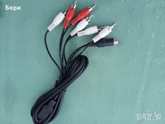 Немски Кабел 9 Pin мъжка букса към 6 RCA/чинч мъжко, снимка 1 - Други - 35873719