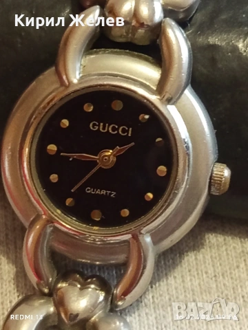 Модерен дамски часовник GUCCI QUARTZ стил и елегантност 12231, снимка 3 - Дамски - 53491429