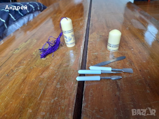 Стар дамски несесер за нокти #3, снимка 3 - Други ценни предмети - 35732156