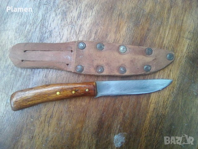 Български правен нож народно творчество кама, снимка 1 - Ножове - 38932150