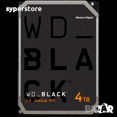 HDD твърд диск 3.5''  WD Black, 4TB, 256MB, 7200 RPM, SATA 6  SS30714