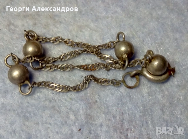 КОЛЕДНА РАЗПРОДАЖБА - Лот СРЕБЪРНИ БИЖУТА 83гр СРЕБРО 925 Пръстен Кръст Обеци Колие Гривна Медальон, снимка 9 - Бижутерийни комплекти - 51692522