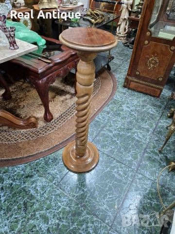 Уникална антикварна френска дървена колона , снимка 6 - Антикварни и старинни предмети - 52926910