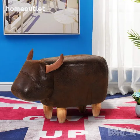 ПРОМОЦИЯ Табуретка / поставка за крака C-ASL007, снимка 2 - Столове - 48895163