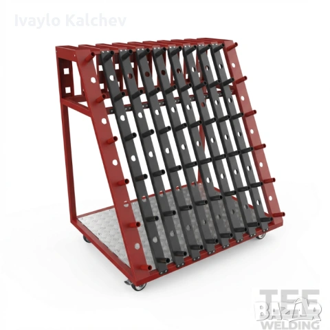 Заваръчна количка за инструменти L с голям капацитет - ЛИЗИНК