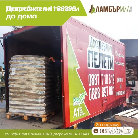 Пелети от производител на атрактивни цени - клас А1 и ENplus A1 - склад София, снимка 4 - Пелети - 46512919