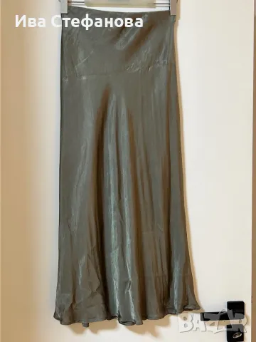 Нова дълга елегантна пола тип русалка сатен сатенена , снимка 2 - Поли - 49661552