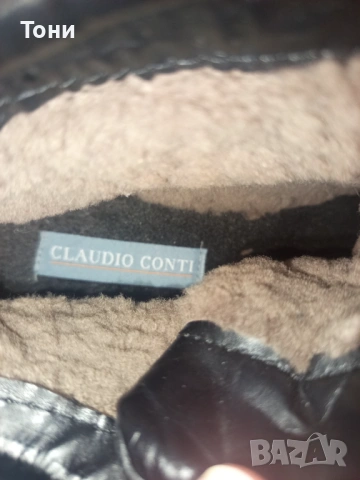 CLAUDIO CONTI Оригинал Нови Италиански Мъжки Боти Изцяло от Естествена Кожа 45, снимка 15 - Мъжки боти - 53624820
