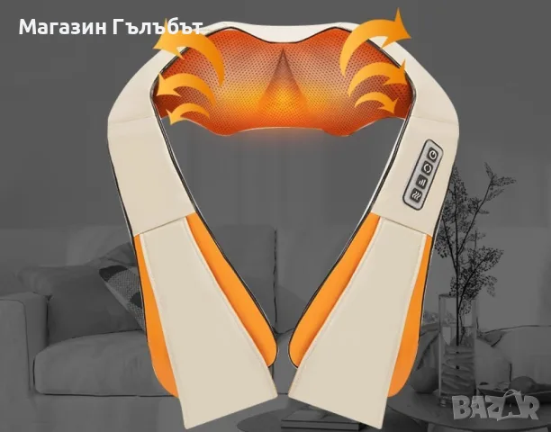 Шиацу масажор за врат и гръб, снимка 4 - Масажори - 56370509