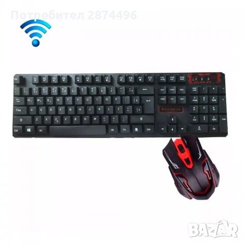 6500 Безжична гейм клавиатура и мишка HK6500