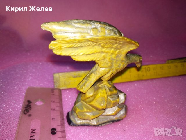 СТАРА БАКЕЛИТОВА ФИГУРКА на ОРЕЛ с РАЗПЕРЕНИ КРИЛЕ 42888, снимка 8 - Колекции - 44186539
