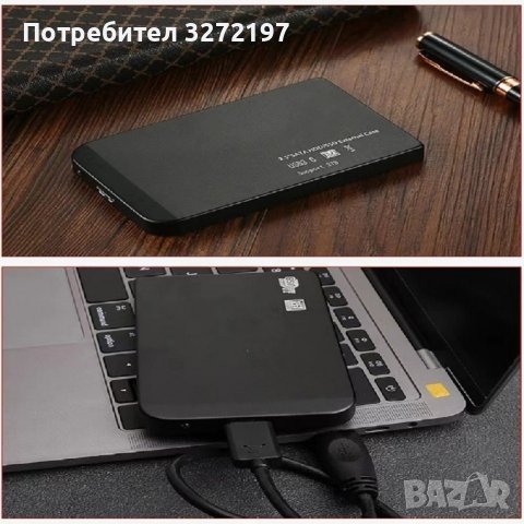 Високоскоростен преносим външен твърд диск SSD 4 TB,Type-C,USB 3.0 интерфейс за лаптоп/PC/Mac и др., снимка 4 - Твърди дискове - 41326721