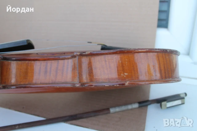 Стара цигулка, снимка 11 - Струнни инструменти - 50565629