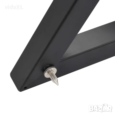vidaXL Студийни стойки за мониторни тонколони, 2 бр, черни, стомана, снимка 8 - Тонколони - 56147673