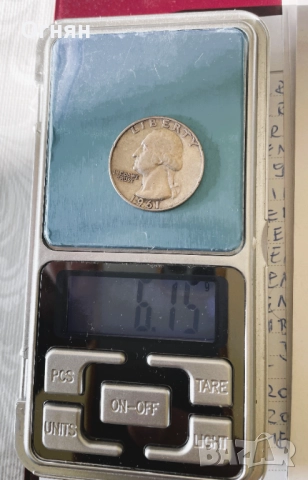 1/4 quarter долар, сребро 1956-1964, снимка 3 - Нумизматика и бонистика - 52001304