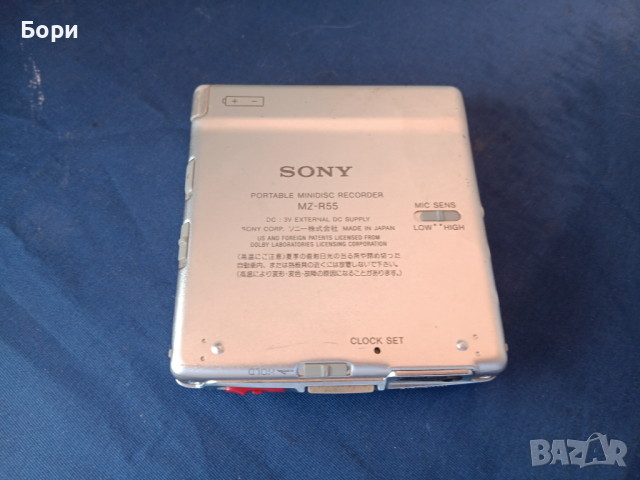 SONY MZ-R55 MiniDisc Player/Recorder, снимка 7 - Плейъри, домашно кино, прожектори - 44697903