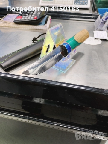 Нож Якут кован от ШХ15 , снимка 7 - Други инструменти - 52856894