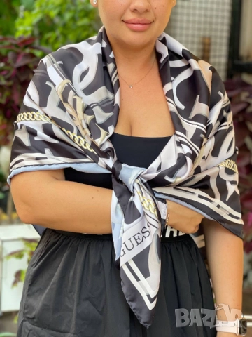 шал 100х100см chanel versace , снимка 2 - Шалове - 51454077
