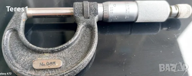 Микрометър MOORE & WRIGHT SHEFFIELD. ENGLAND, снимка 4 - Други инструменти - 48652804