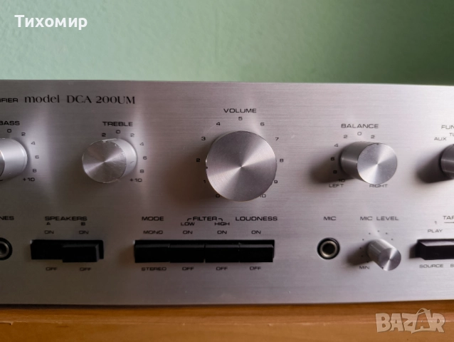 Sanyo model DCA 200UM/ Усилвател, снимка 3 - Ресийвъри, усилватели, смесителни пултове - 51850132