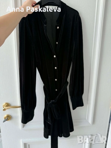 Рокля Zara от кадифе