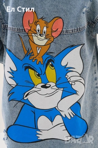 🩷Дамски дънкови ризи НА ЕДРО , снимка 8 - Ризи - 53633391