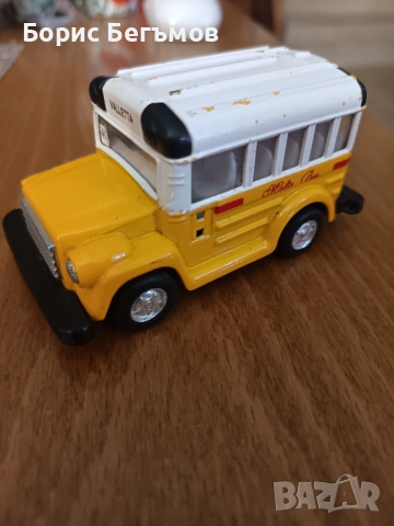 Количка/бус Malta Bus Yellow 4" Long