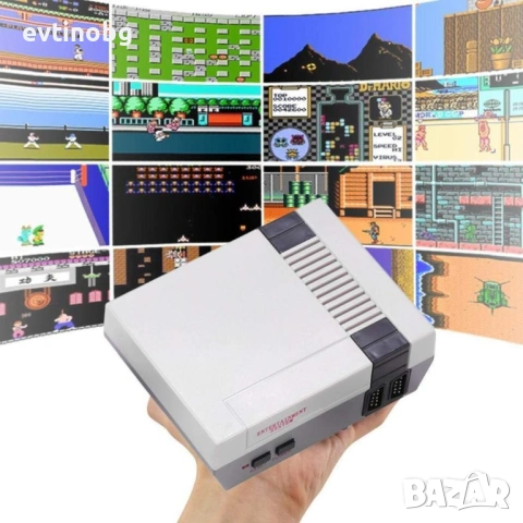 MINI NES Classic гейм конзола Вградени игри: 620 класически игри; Вход: AC 220V; Изход: DC 6V-150mA;, снимка 2 - Други игри и конзоли - 53813912