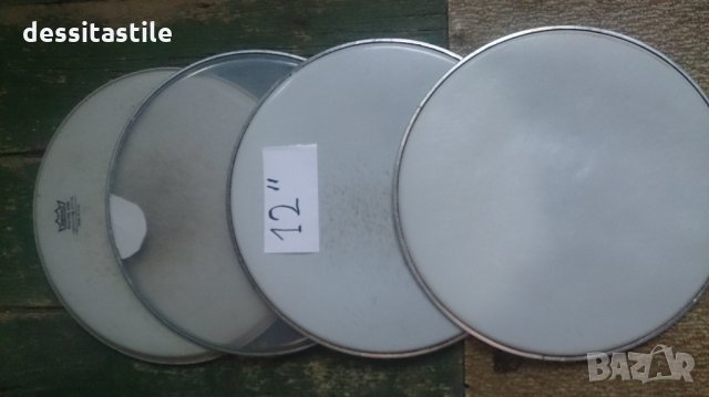 10" и12" кожи за барабани, снимка 2 - Ударни инструменти - 35690561