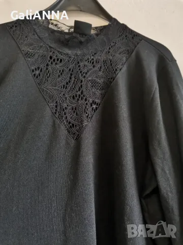 СТРАХОТНА ТУНИКА ФИНО ПЛЕТИВО С ДАНТЕЛА 3XL-4XL, снимка 2 - Туники - 47320813