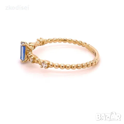 Златен дамски пръстен 1,48гр. 14кр.проба:585 размер:57 модел:29562-6, снимка 3 - Пръстени - 49480984