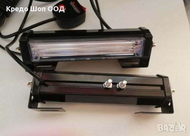 Жълта аварийна Сигнална LED лампа  16W линеен COB LED, снимка 3 - Аксесоари и консумативи - 41117376