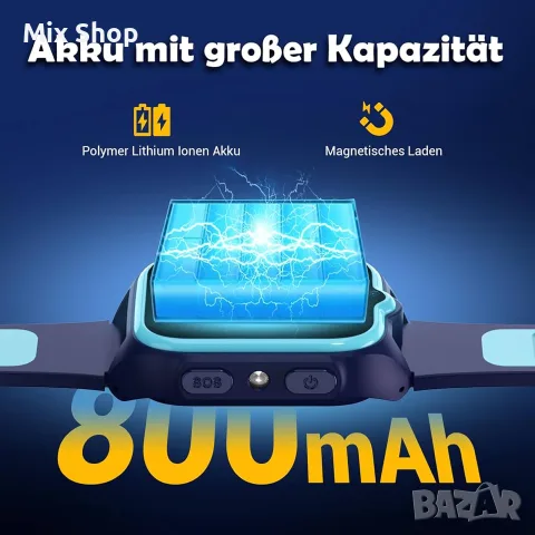 Нов Детски смарт часовник, GPS, може да се постави SIM карта, часовник с 4G видео разговори, снимка 6 - Друга електроника - 55999123